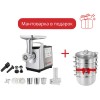 HAUSLER ROBOCHEF HSL-RB-15007 серебристый +  Мантоварка Regnum Мантоварка Exclusive RGN-D28ST01 нержавеющая сталь, количество ярусов: 4, 10 л